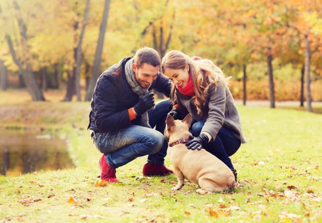 Dog_Man_Woman_Couple_Park